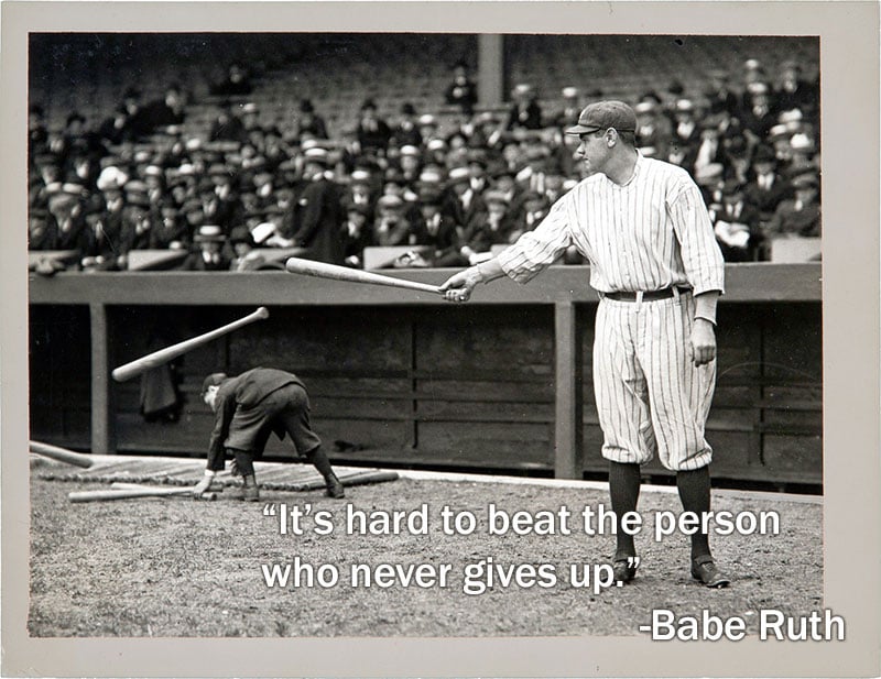 Babe Ruth Quotes about Life and Baseball, From Funny to Motivational