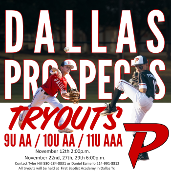 Dallas Prospects 11uAAA tryouts