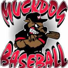 Muckdogs Baseball Club travel Baseball logo