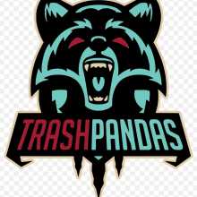 Trash Pandas travel Baseball logo