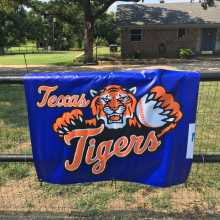 Texas Tigers travel Baseball logo