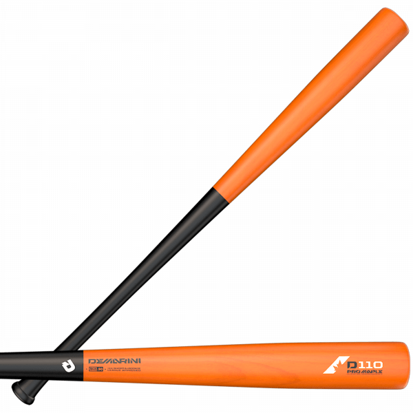 DeMarini D110 Pro Maple Wood Composite Baseball Bat | Black