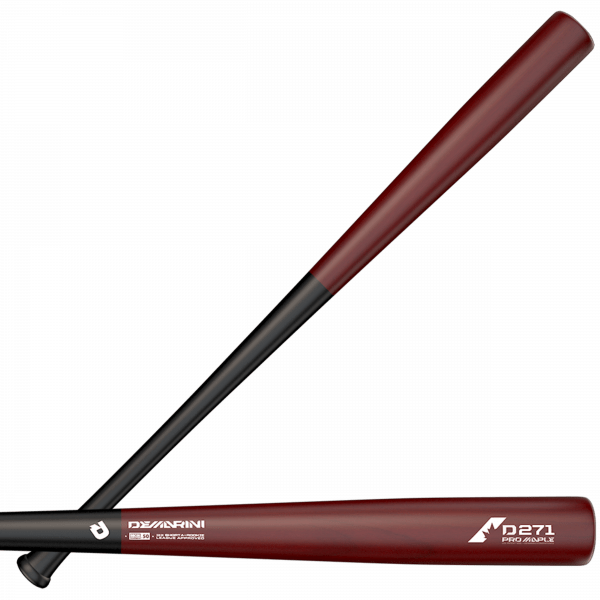DeMarini D271 Pro Maple Wood Composite Baseball Bat | Black
