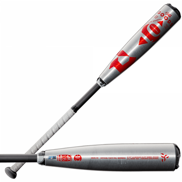 DeMarini 2022 The Goods (-10) USSSA Baseball Bat | Grey