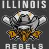 Illinois Rebel Baseball team logo